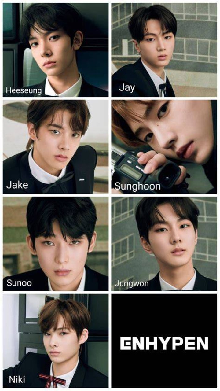 All members of Enhypen