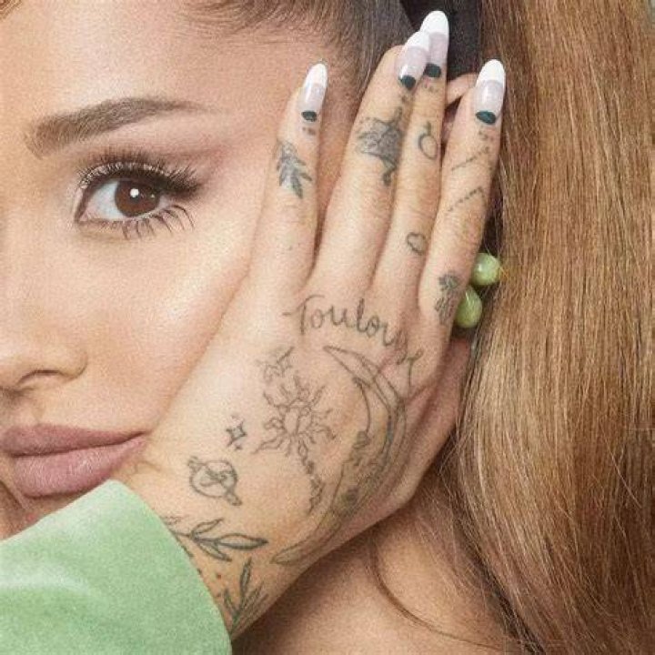 Ariana Grande tattoo on her forearm