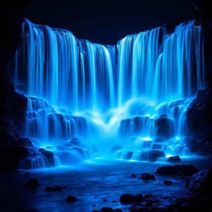 Blue Waterfall