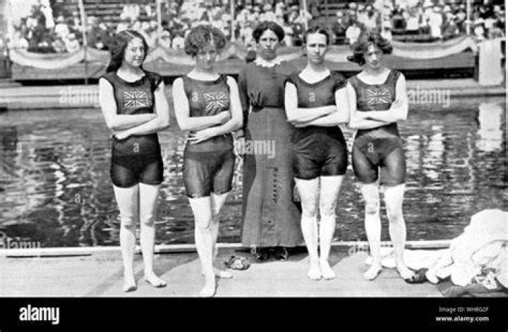 British Swim Team In 1912