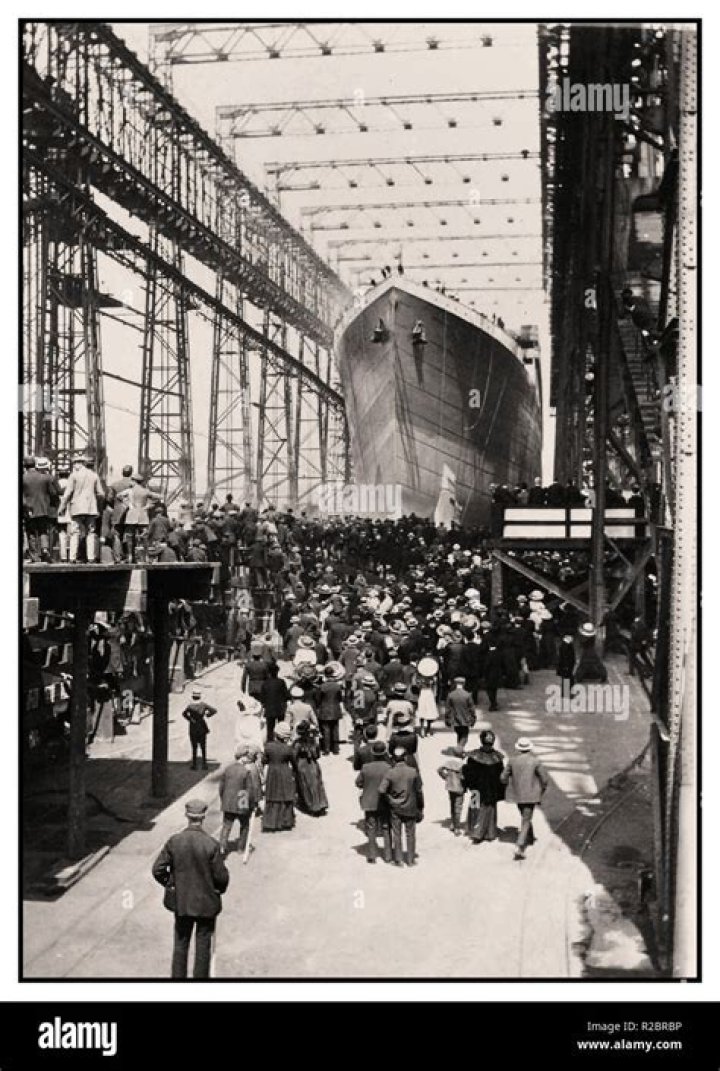 Crowds At Titanic Launch