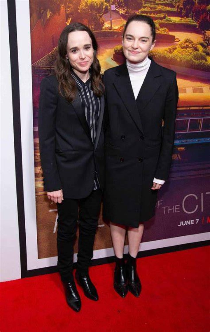 Ellen Page with Emma Portner