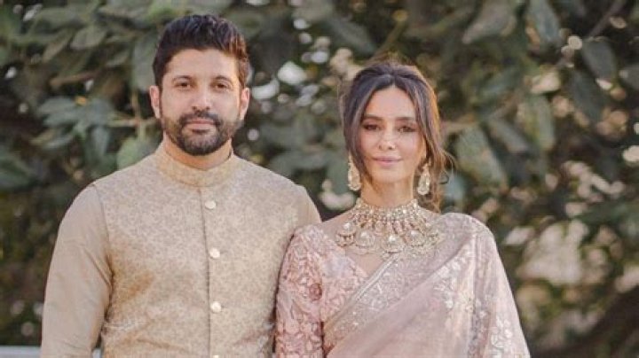Farhan Akhtar with his wife Shibani Dandekar
