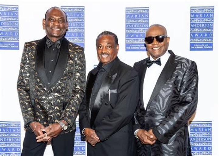 George ‘Funky’ Brown with fellow celebrities