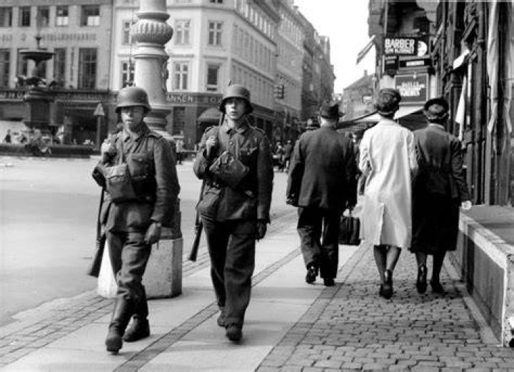 German Soldiers In Copenhagen