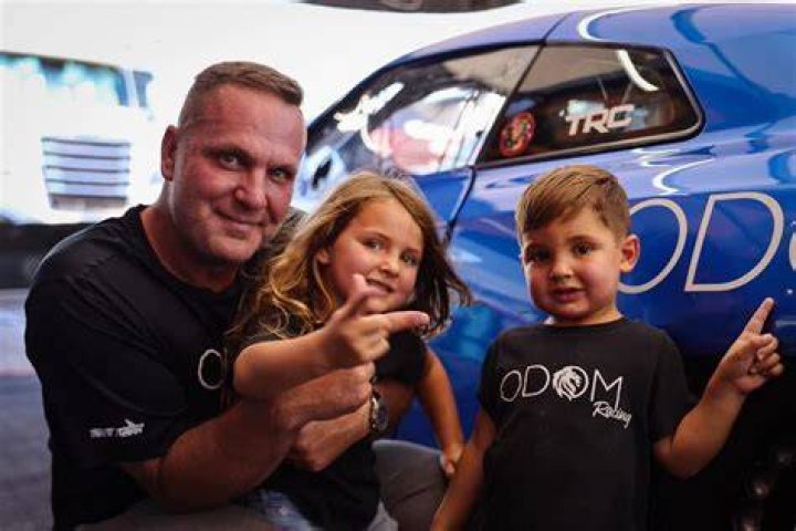 John Odom with his family