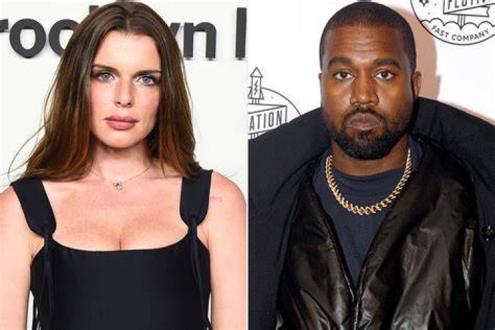 Julia with Kanye West