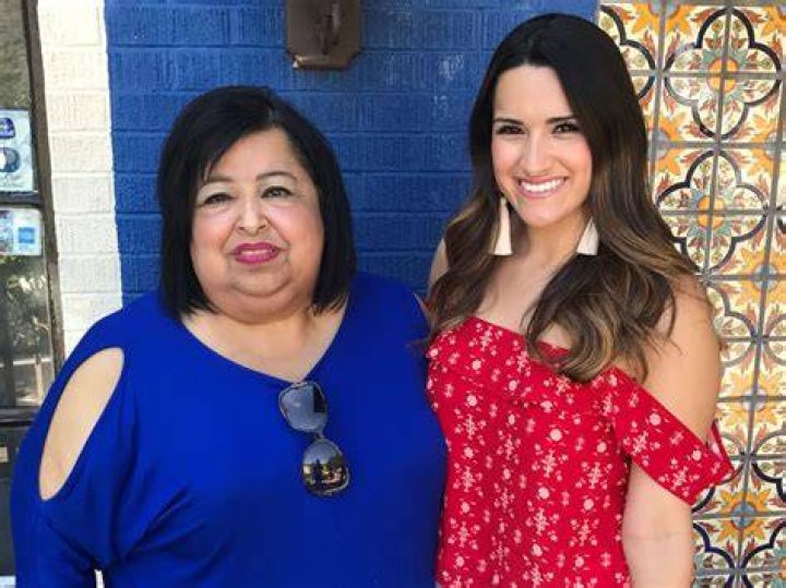 Laura Vickers with her family