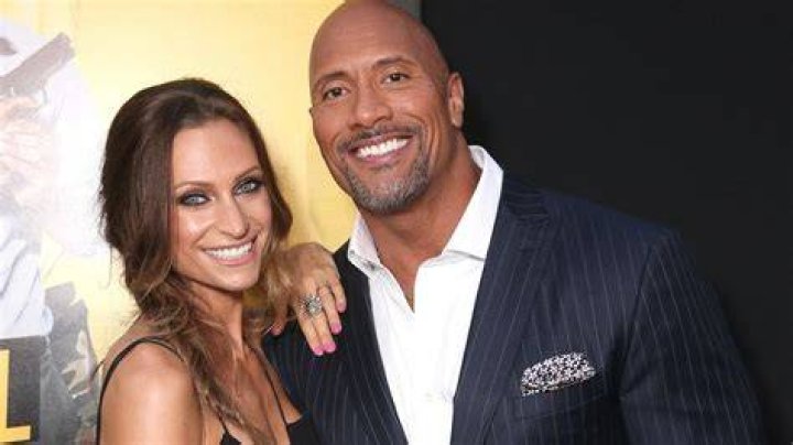 Lauren Hashian with her husband Dwayne Johnson