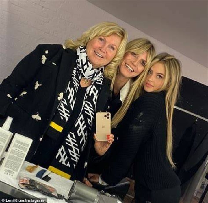 Leni Klum grandmother Erna Klum worked as a hairdresser