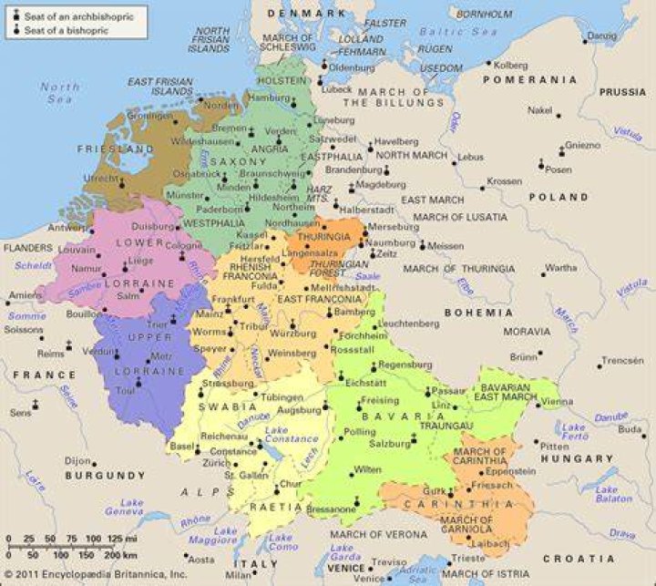 Map Of Early Roman Germany