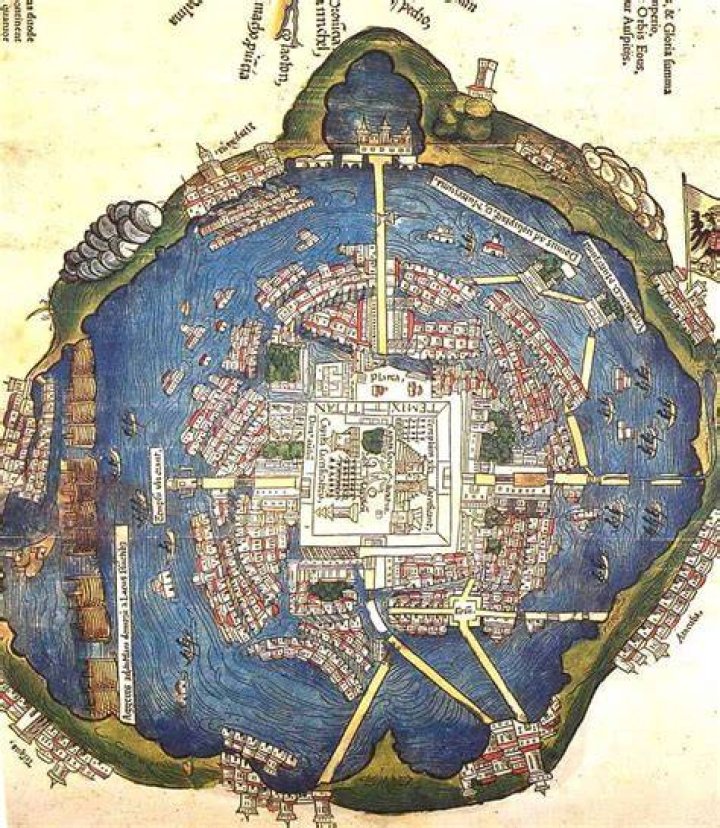 Map Of Tenochtitlan