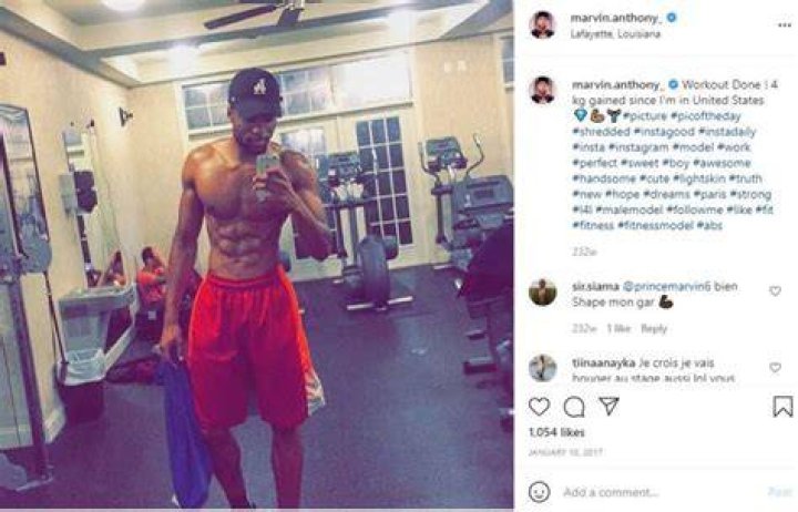 Marvin Anthony does exercise
