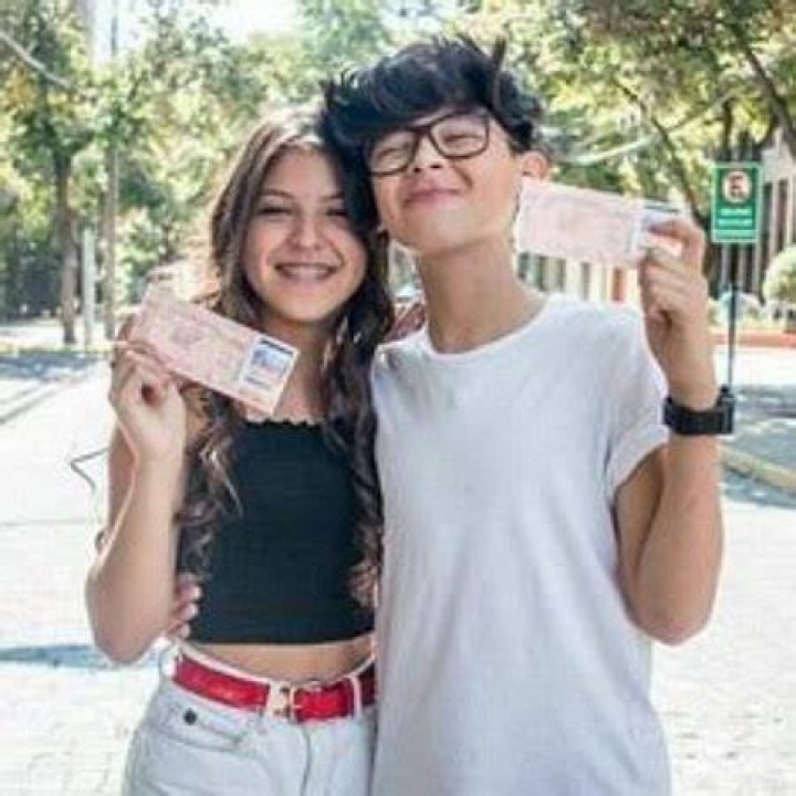Max Valenzuela with his girlfriend Ignacia Antonia