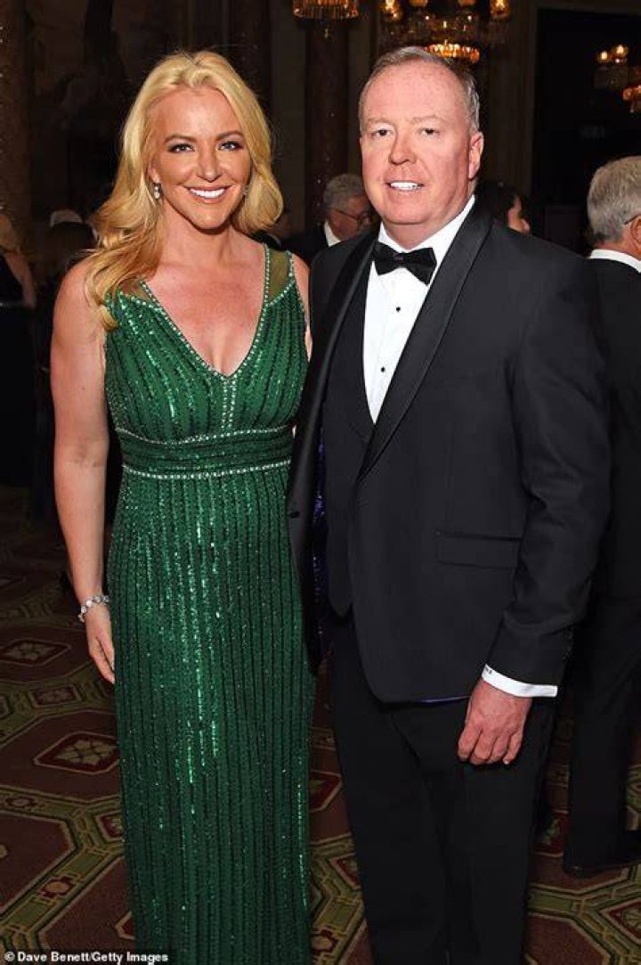 Michelle Mone with her husband