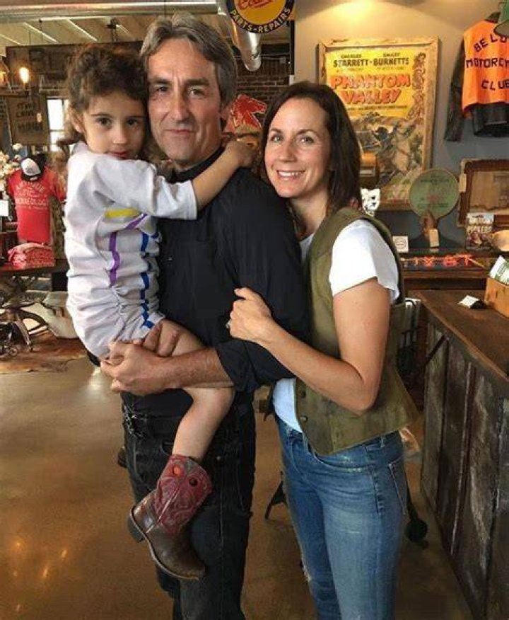 Mike Wolfe and his family