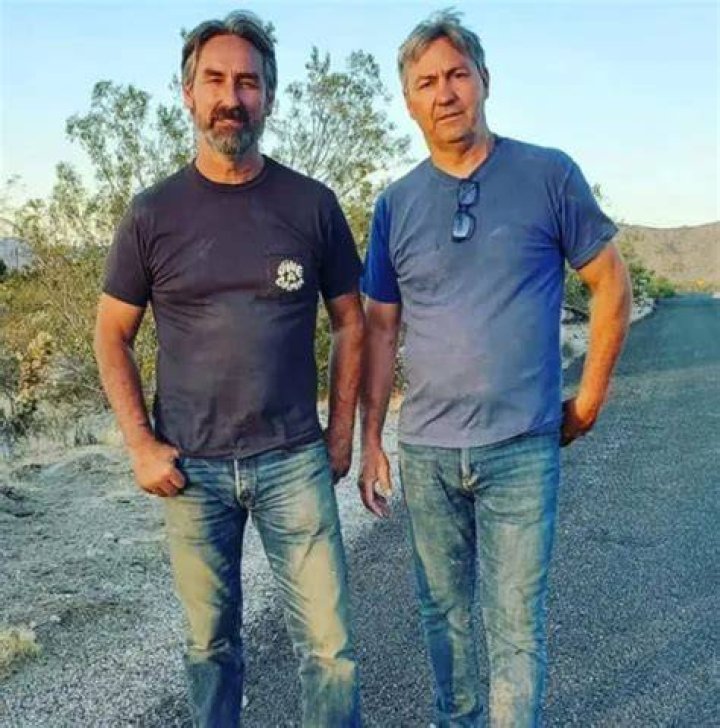Mike Wolfe with his brother Robbie Wolfe