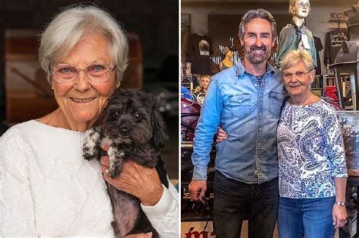 Mike Wolfe with his mother Rita Wolfe