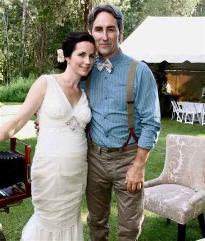 Mike Wolfe with his wife Jodi Faeth