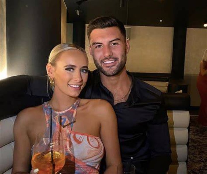 Millie Court with the cast of Love Island