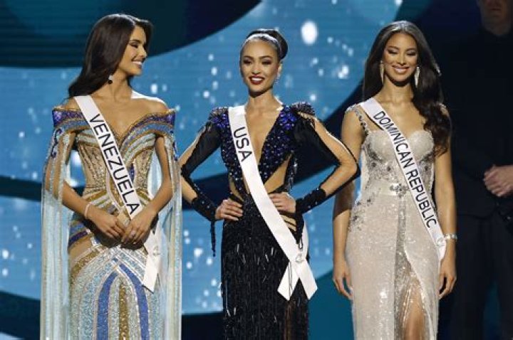 Miss Universe R'Bonney Gabriel Hands Over Miss USA Crown to Morgan Romano