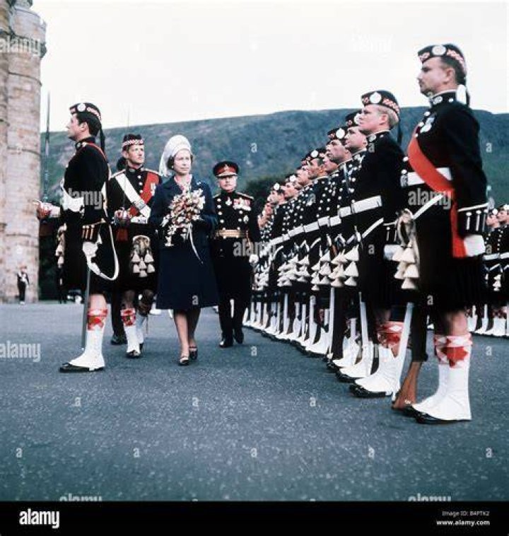Queen Elizabeth Ii Inspecting