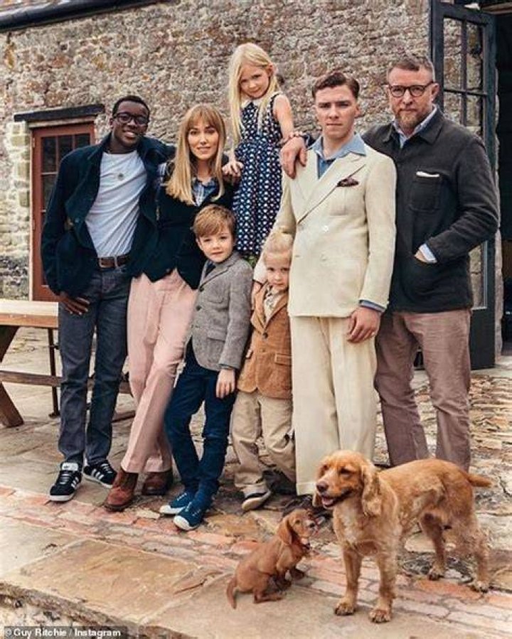 Rocco Ritchie and his siblings