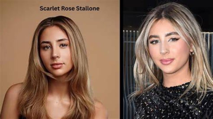 Scarlet Rose Stallone has a pet dog