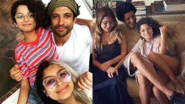Shakya Akhtar with her father and sister
