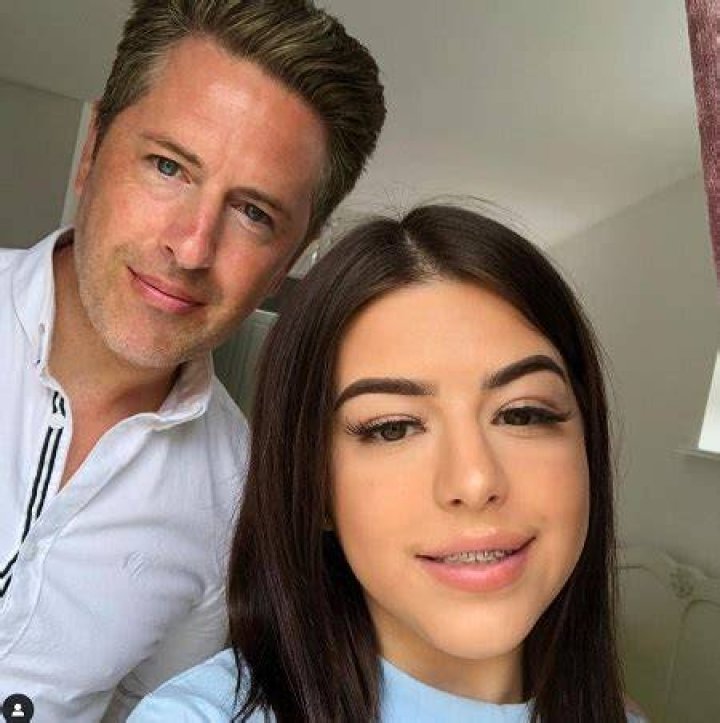 Sophia Grace with her father