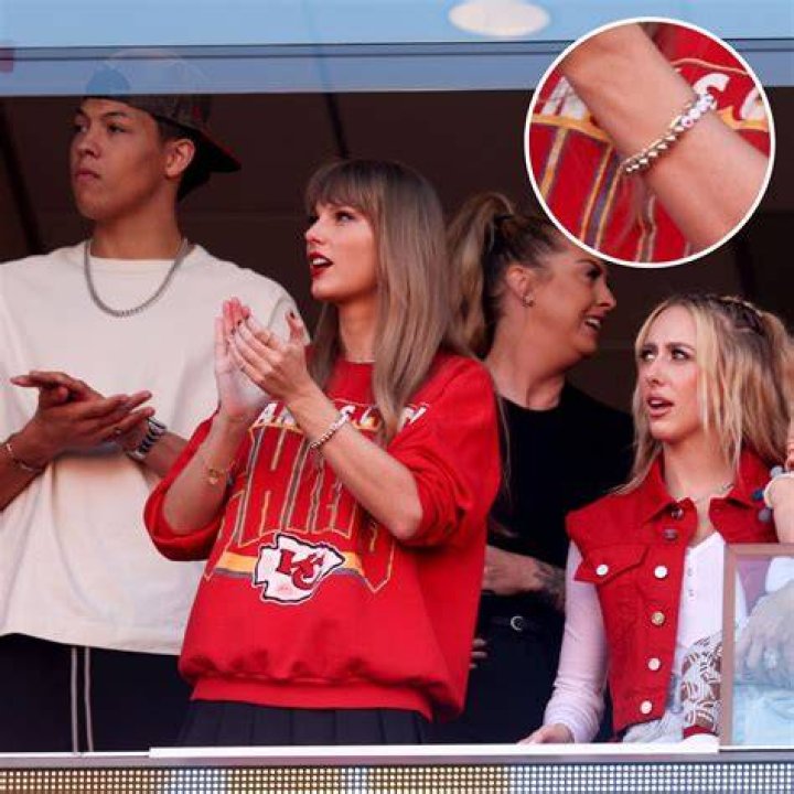 Taylor Swift Wears Friendship Bracelet with Travis Kelce's Number