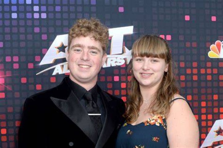 Tom Ball with his fiancée Hannah Burtenshaw