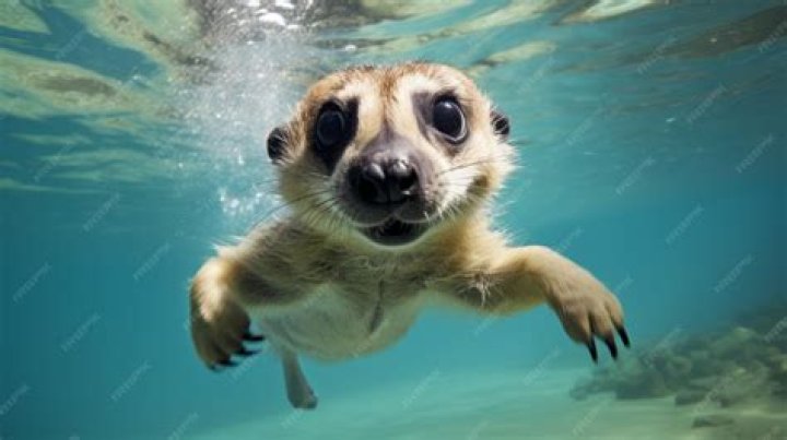 underwater animal photography feeding ball
