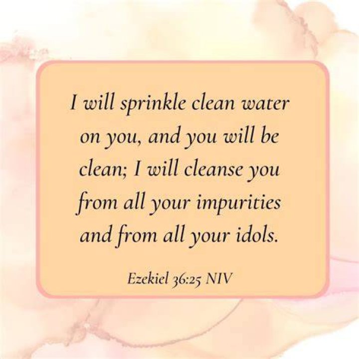 What does cleanliness mean in the bible
