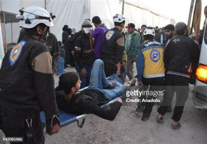 Wound Civilians Arrive At Aleppo Hospital